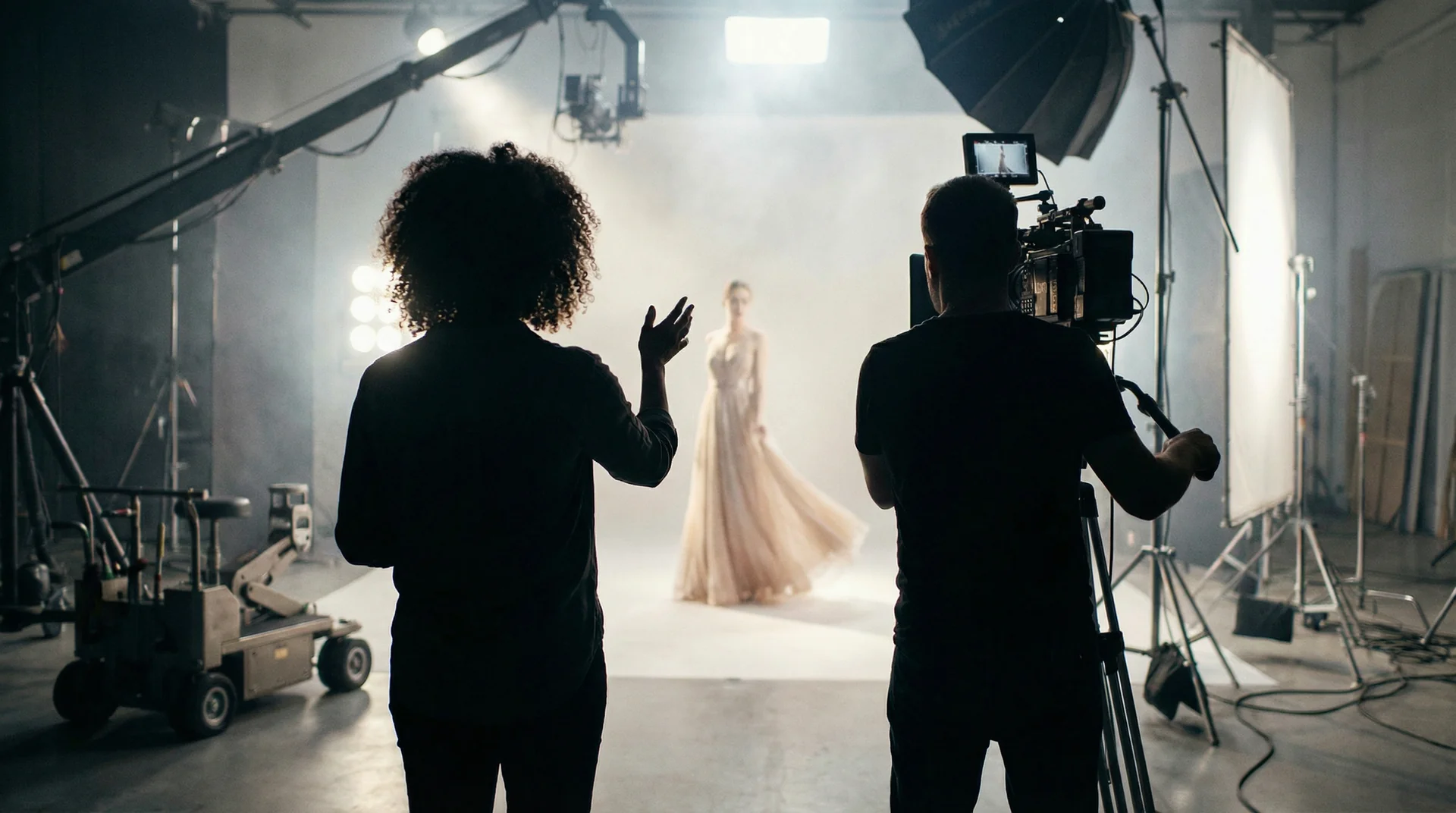 Bastidores de produção audiovisual de luxo - Fashion films e branded content premium